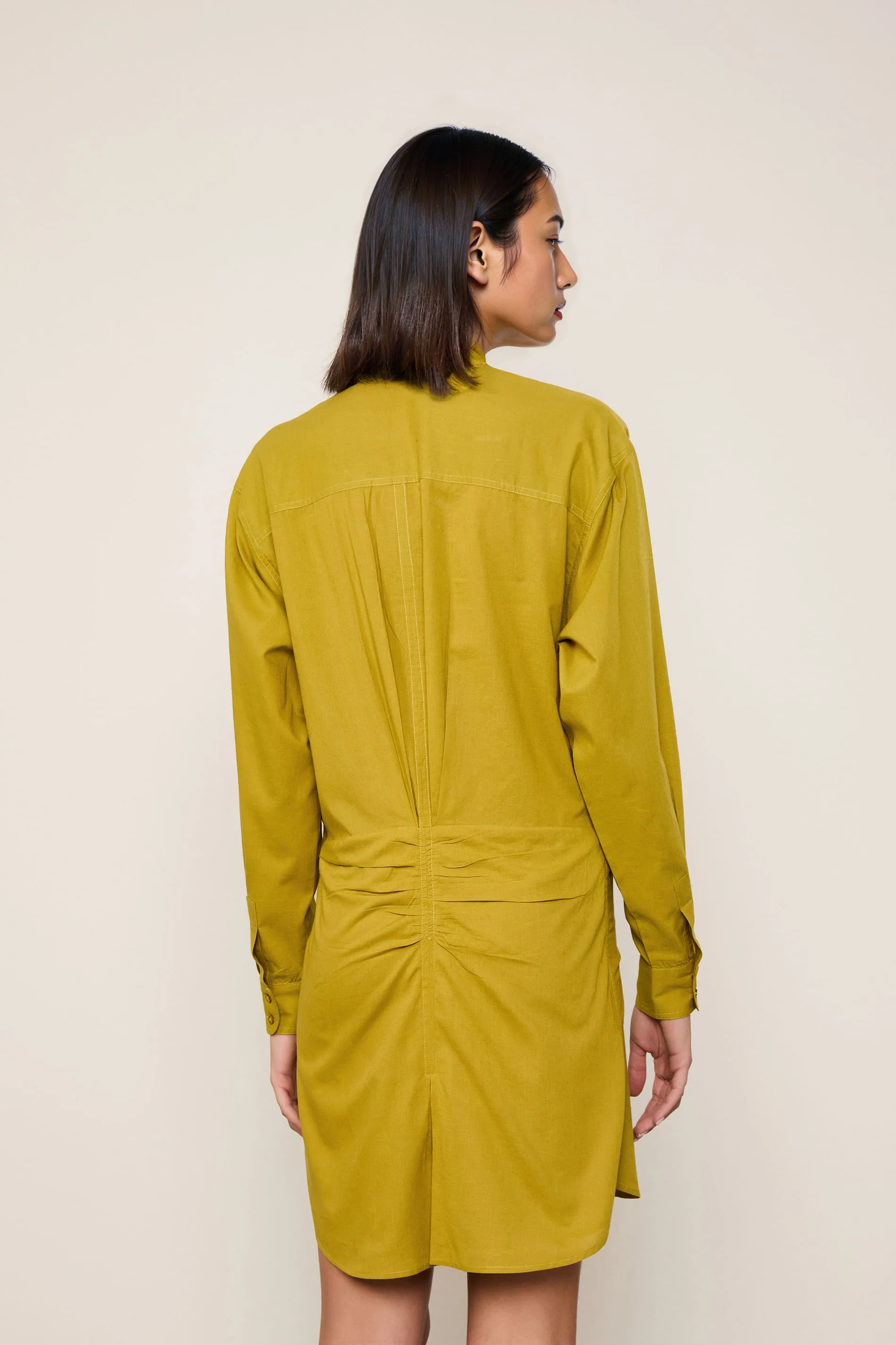 Vestido De Voil Curto Com Amarração — foto 3