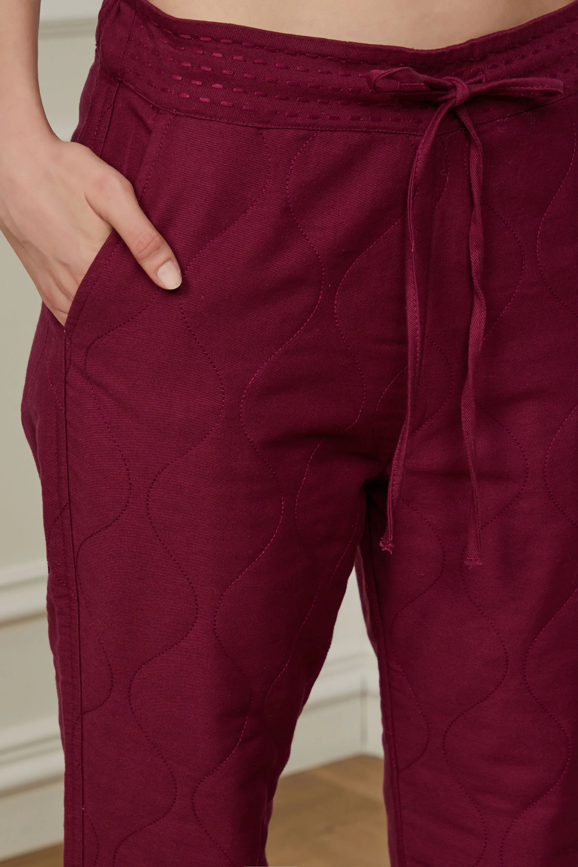 Calça Acolchoada Pespontada — foto 4