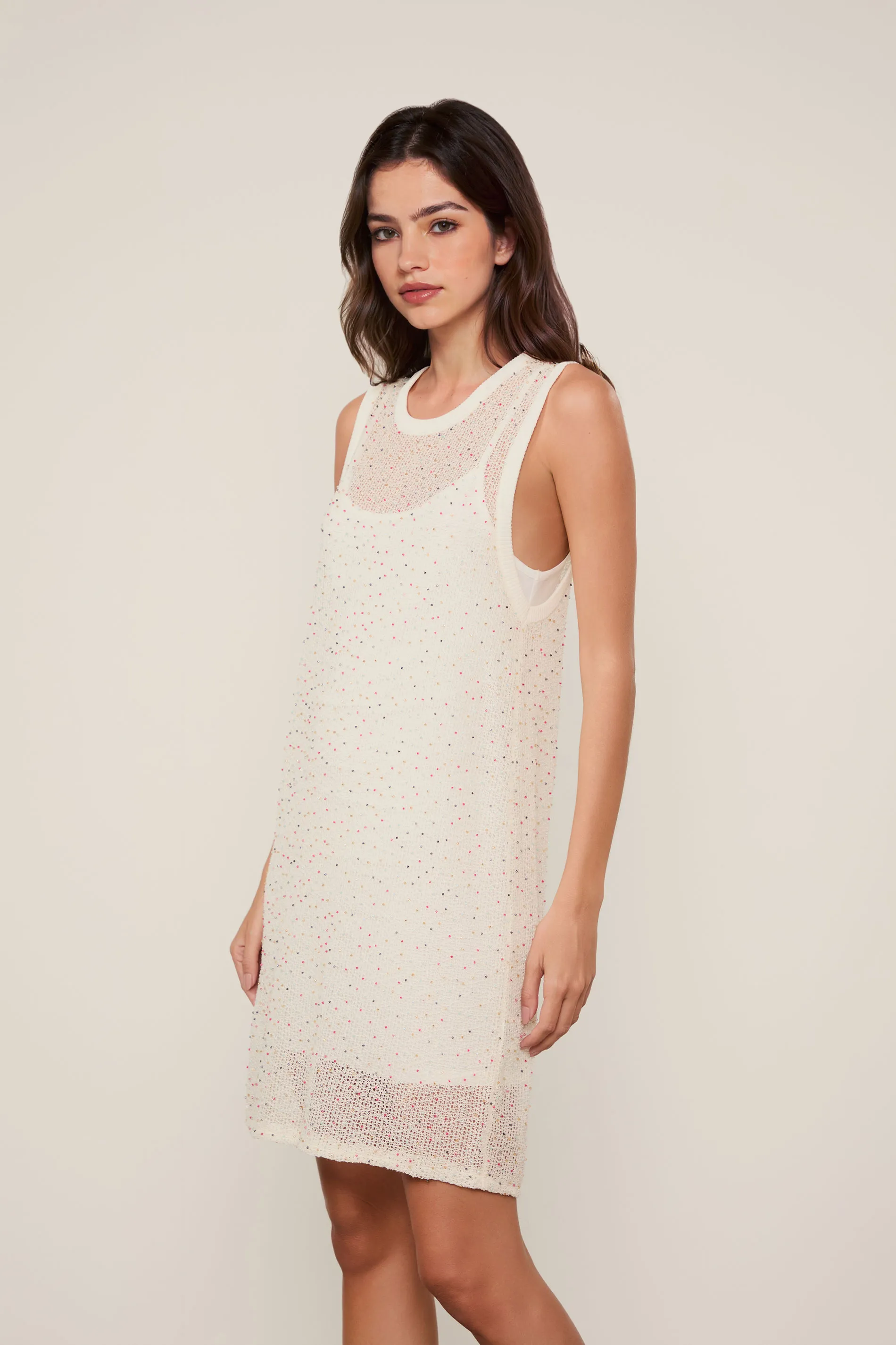 Vestido De Tricot Com Micanga — foto 4
