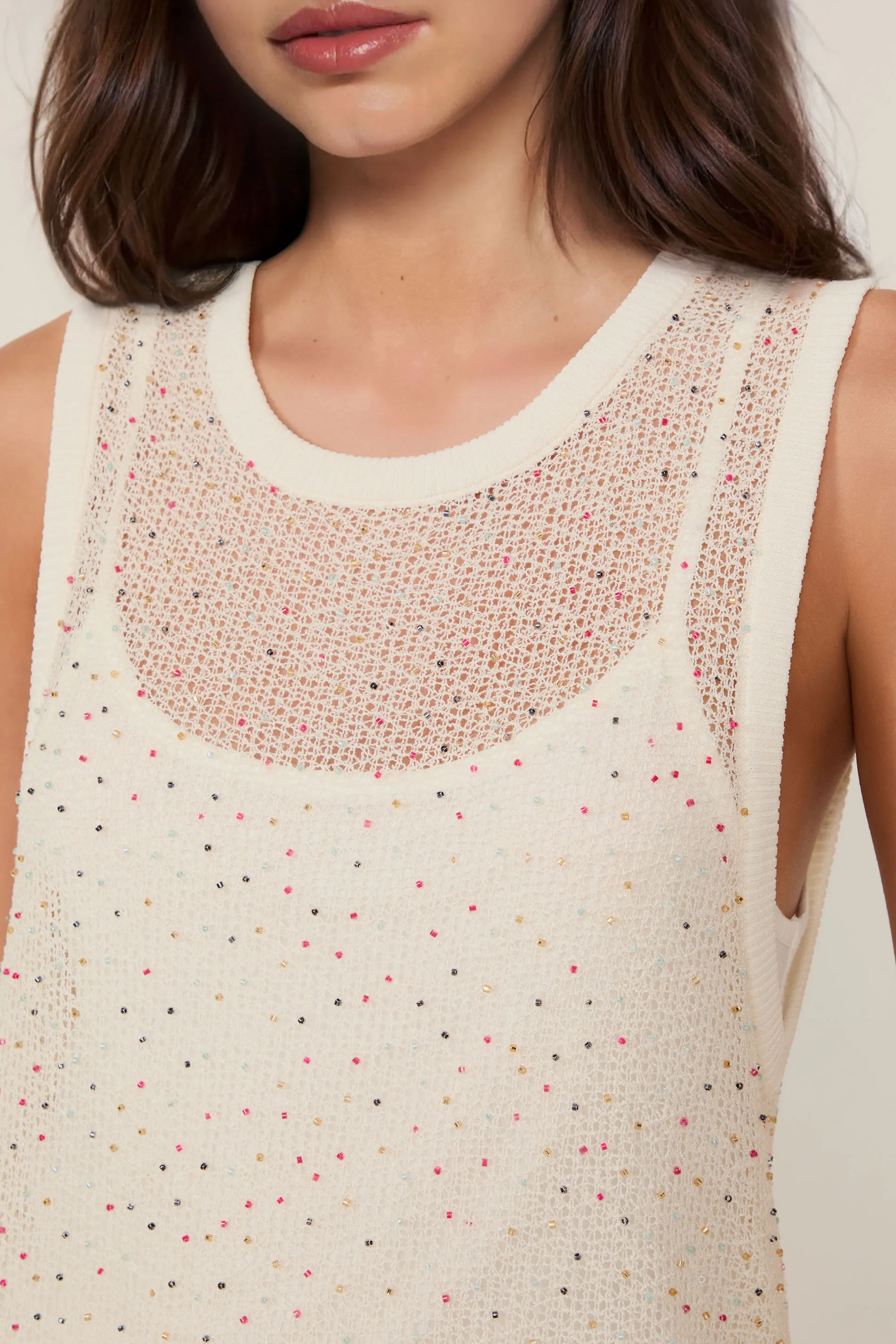 Vestido De Tricot Com Micanga — foto 2