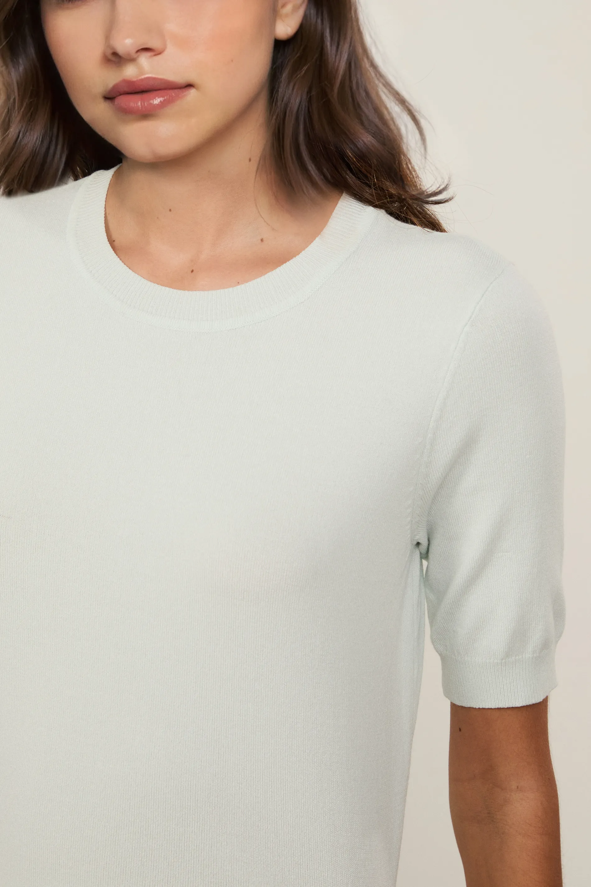 Blusa De Tricot Decote Redondo — foto 4