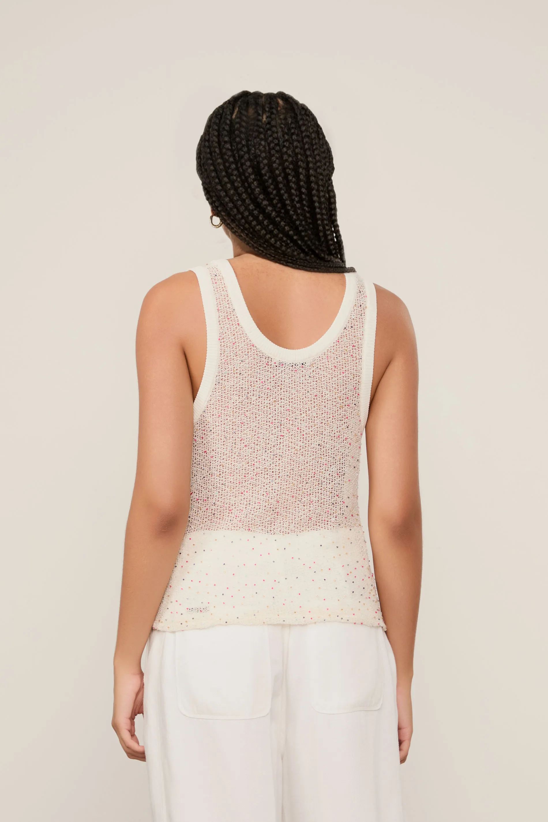 Regata De Tricot Com Micanga — foto 3