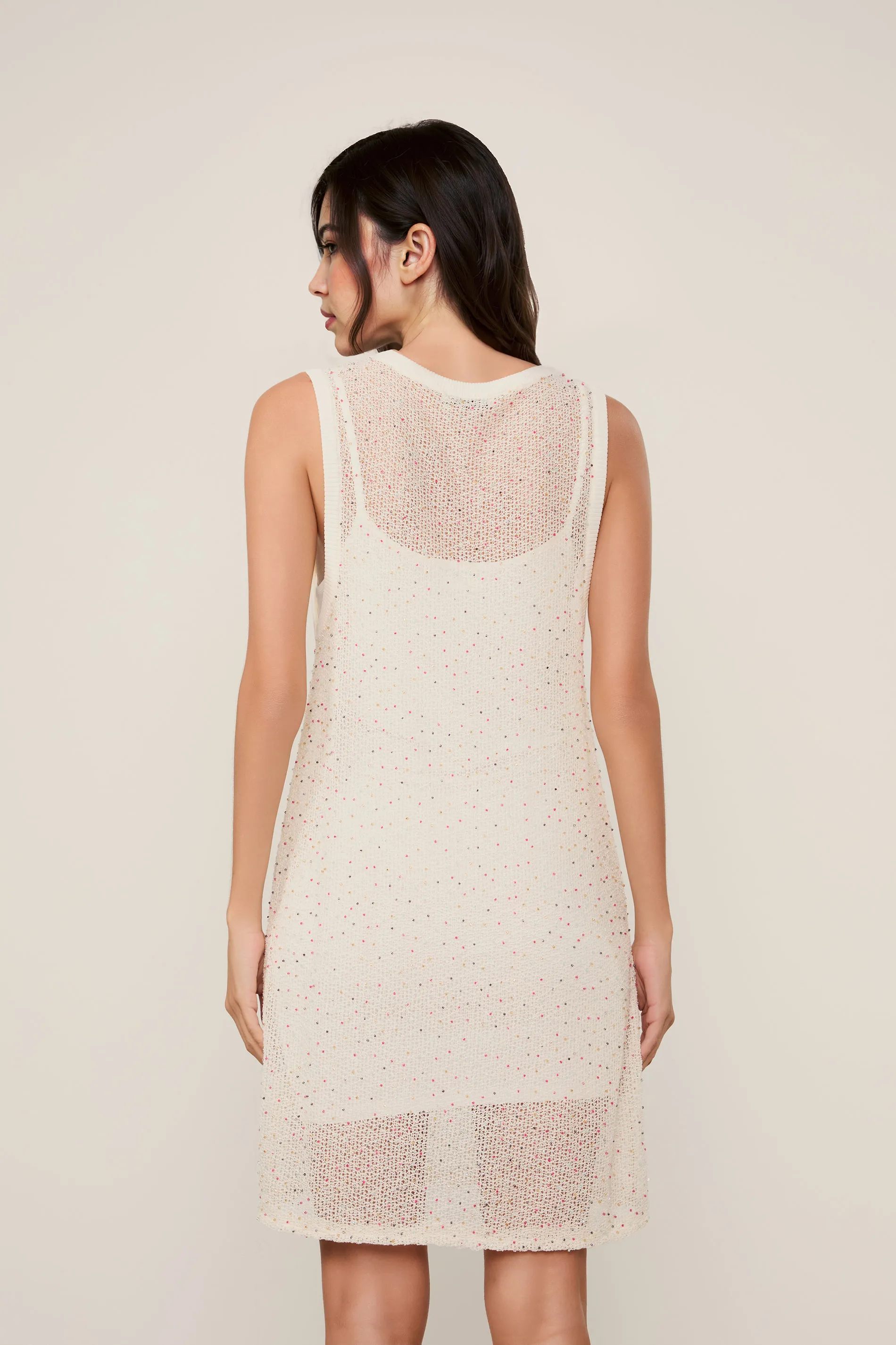 Vestido De Tricot Com Micanga — foto 3