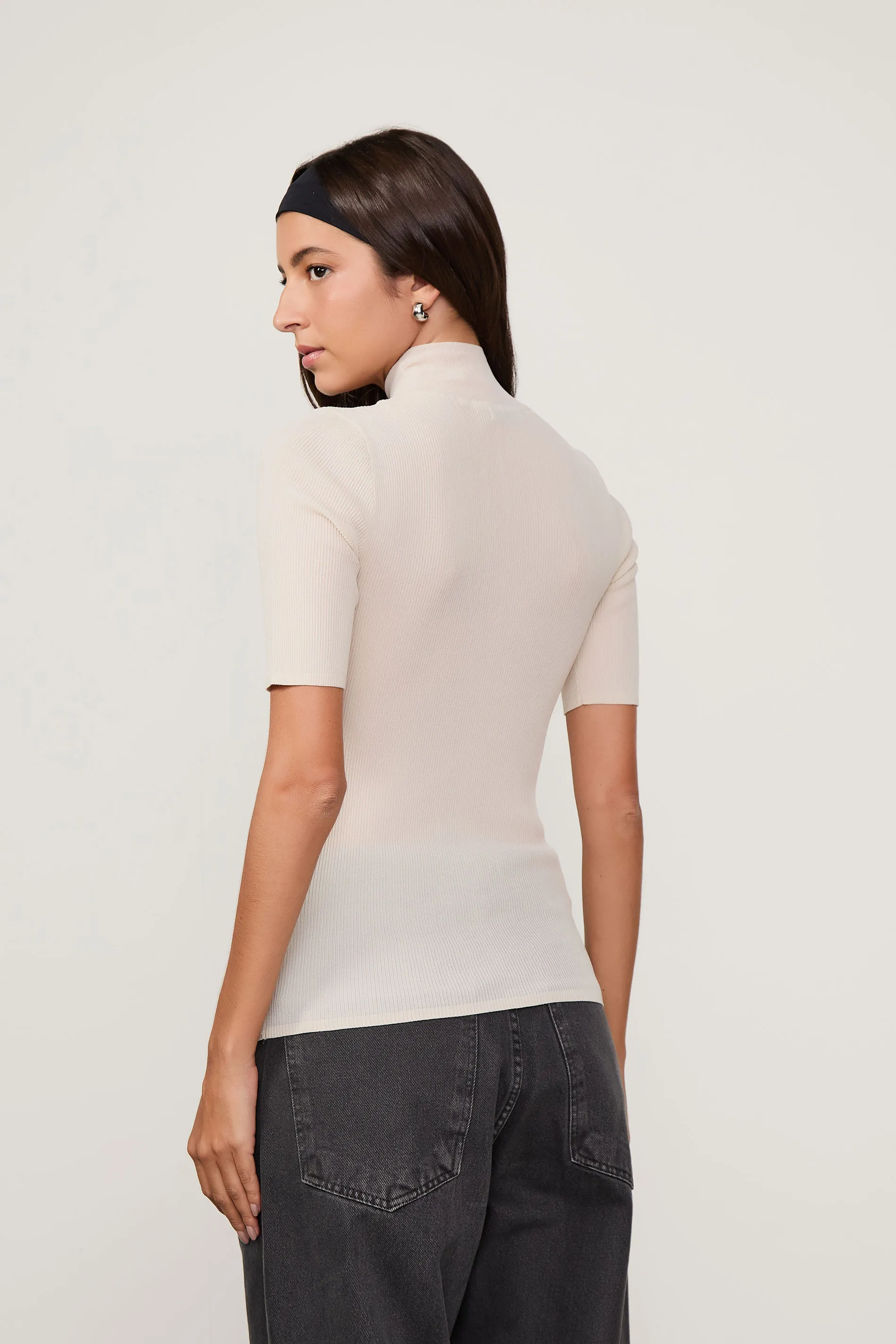 Blusa Tricot Manga Media — foto 3