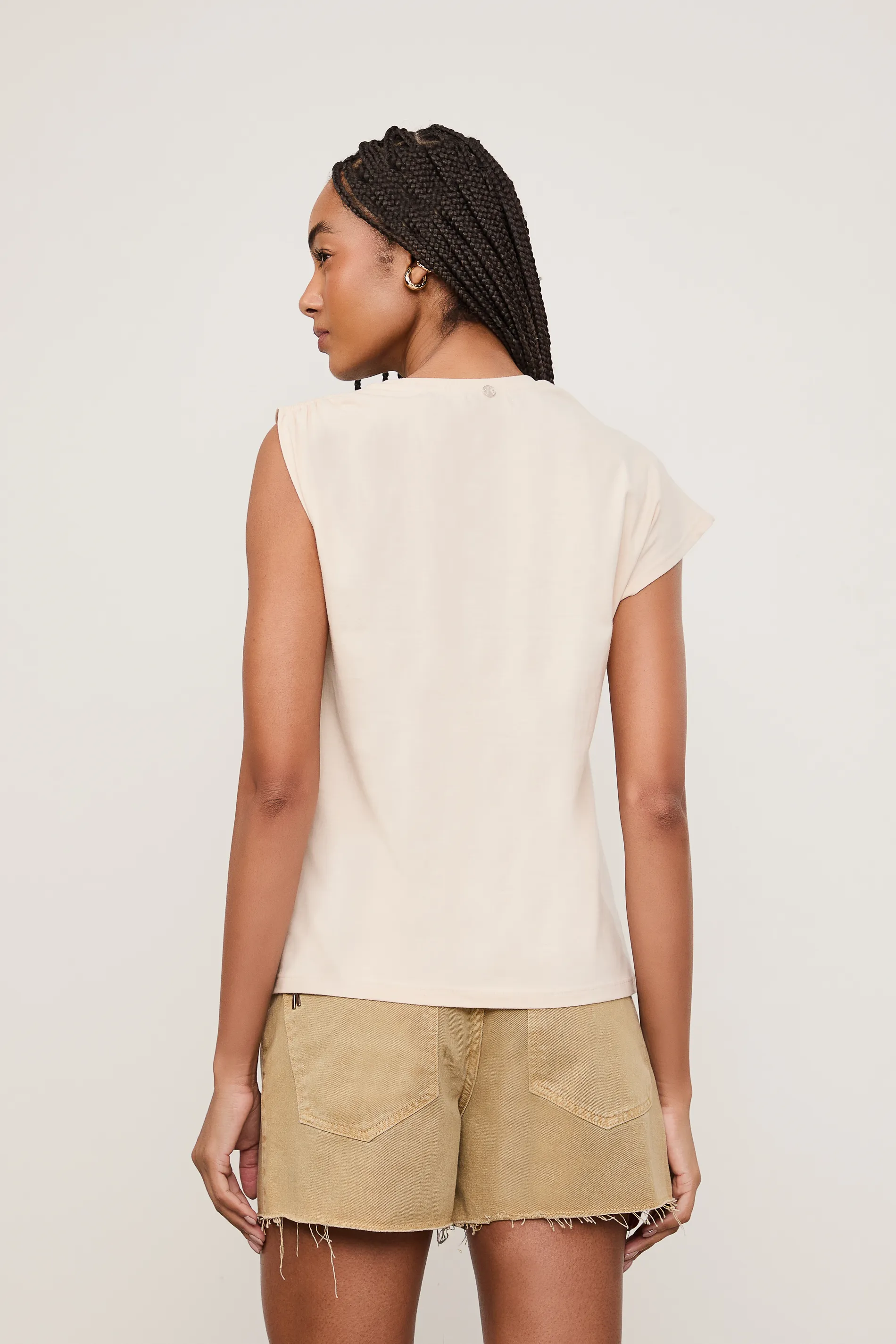 Blusa Malha Torcido Frente — foto 3