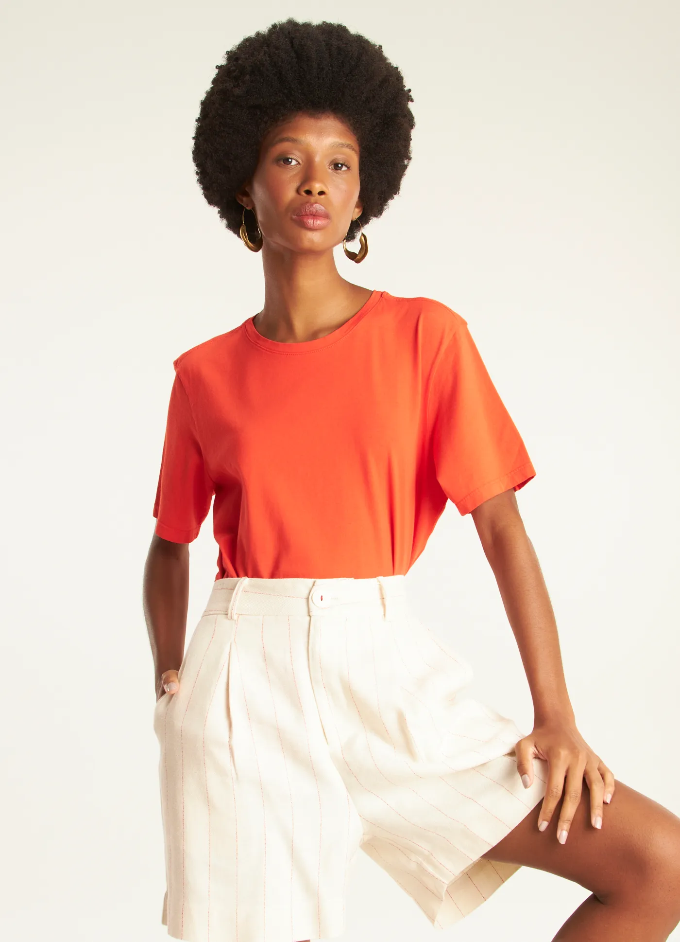 Blusa algodão classic vermelho