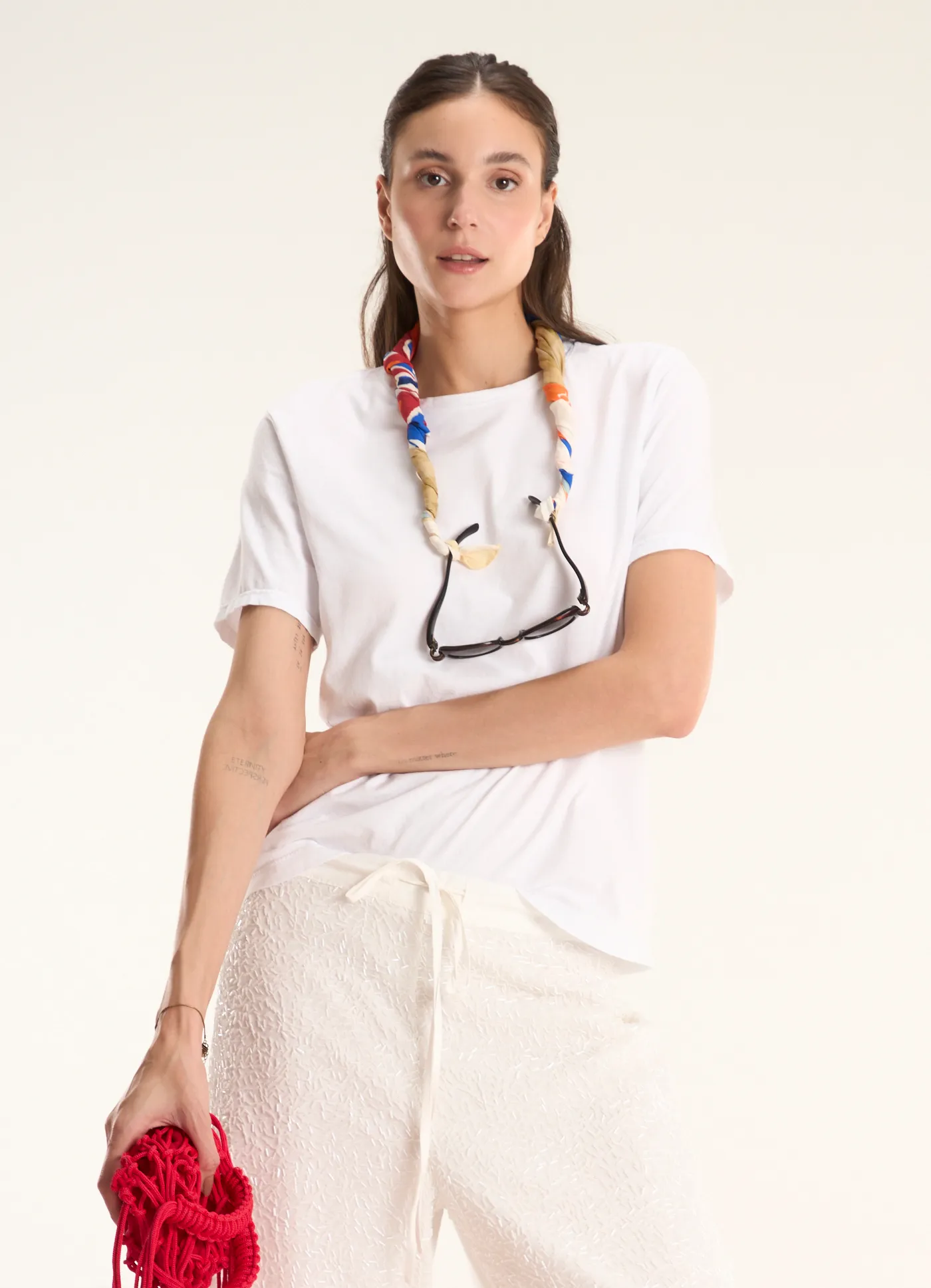 Blusa algodão classic off white