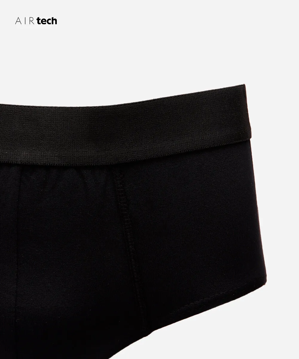 cueca slip masculina AIRtech preta — foto 3