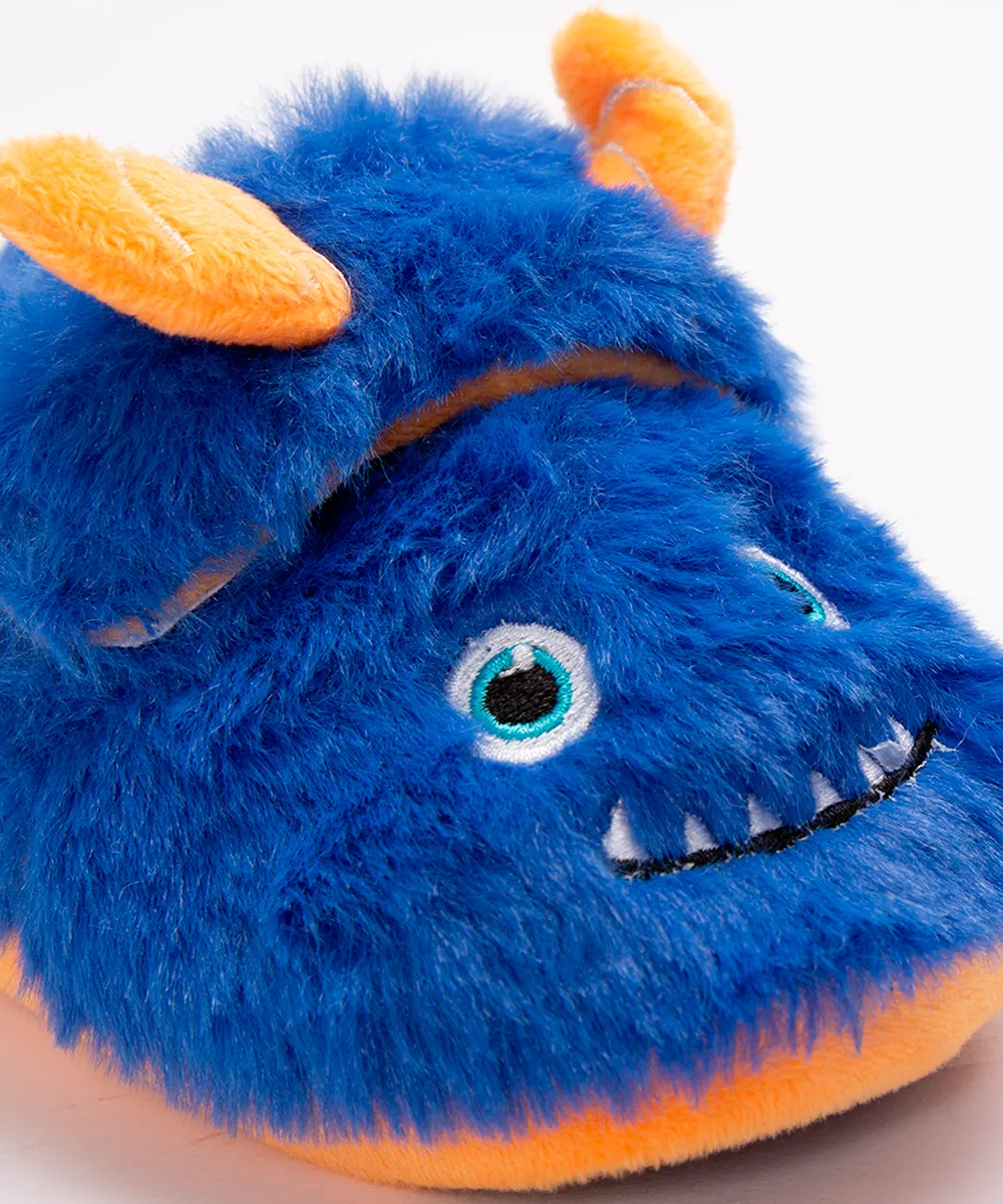 pantufa infantil de pelúcia monstro azul — foto 3
