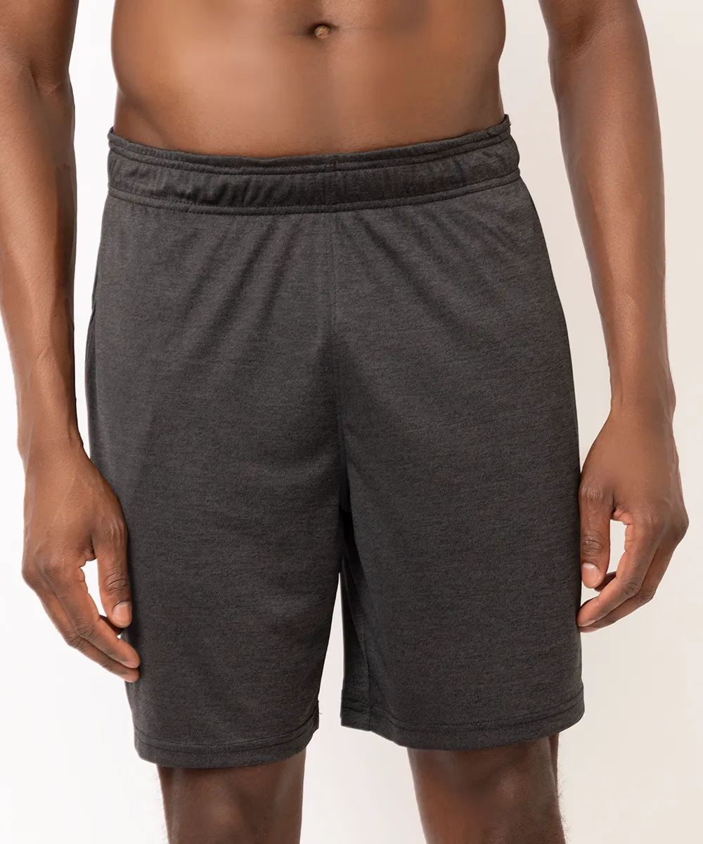 short masculino esportivo com bolso preto — foto 2