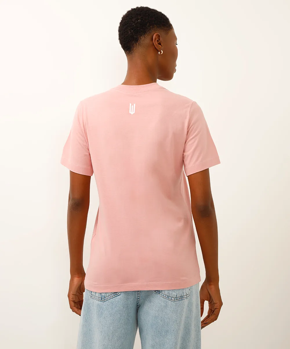 camiseta de algodão wicked rosa — foto 4