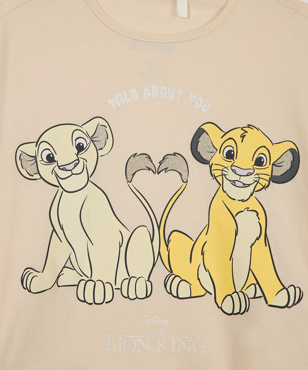 kit de 2 camisetas infantis o rei leão colorido — foto 2