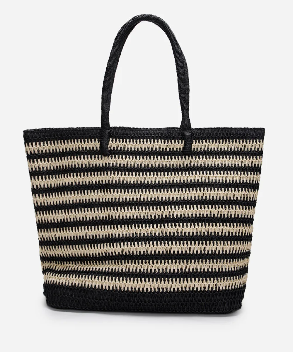bolsa shopper texturizada listrada mindset colorida — foto 2