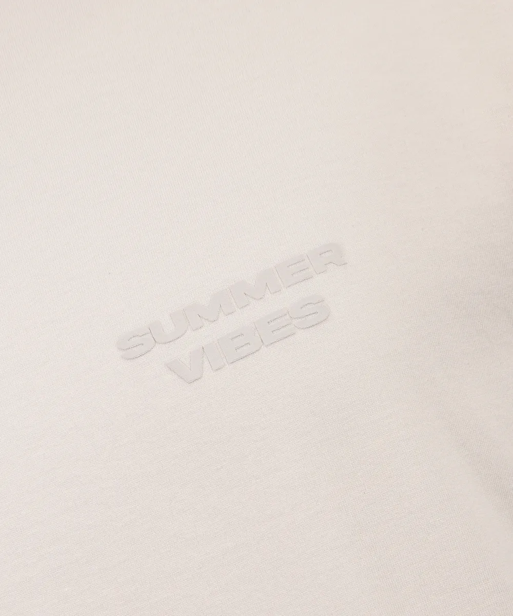 camiseta box juvenil de algodão summer vibes off white — foto 3