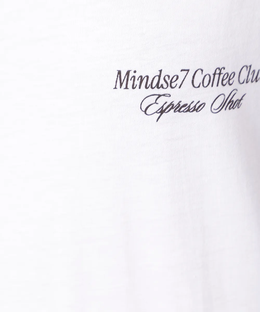 camiseta feminina de algodão coffee club mindset off white — foto 6