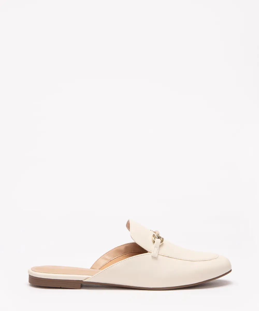mule com bridão via uno off white
