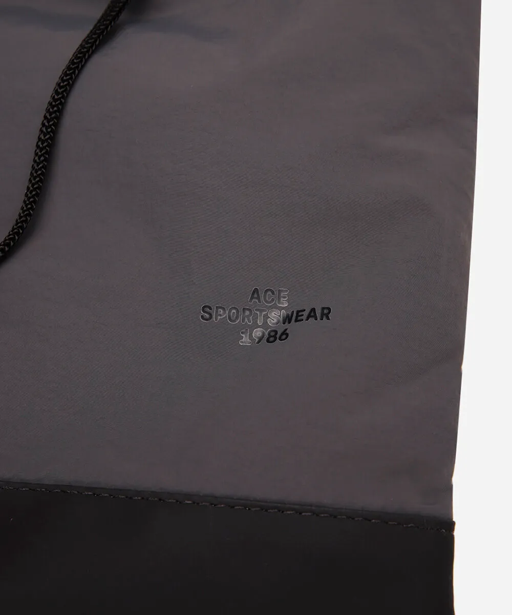 mochila esportiva com cordão cinza — foto 5