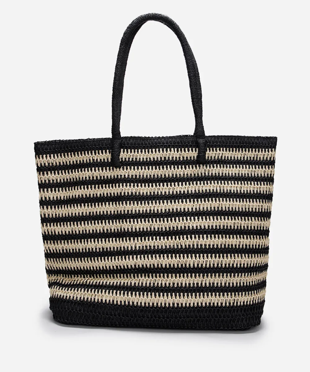 bolsa shopper texturizada listrada mindset colorida — foto 4