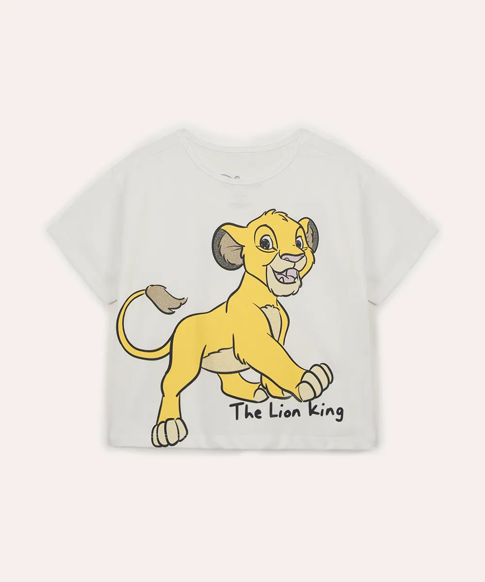 kit de 2 camisetas infantis o rei leão colorido — foto 4