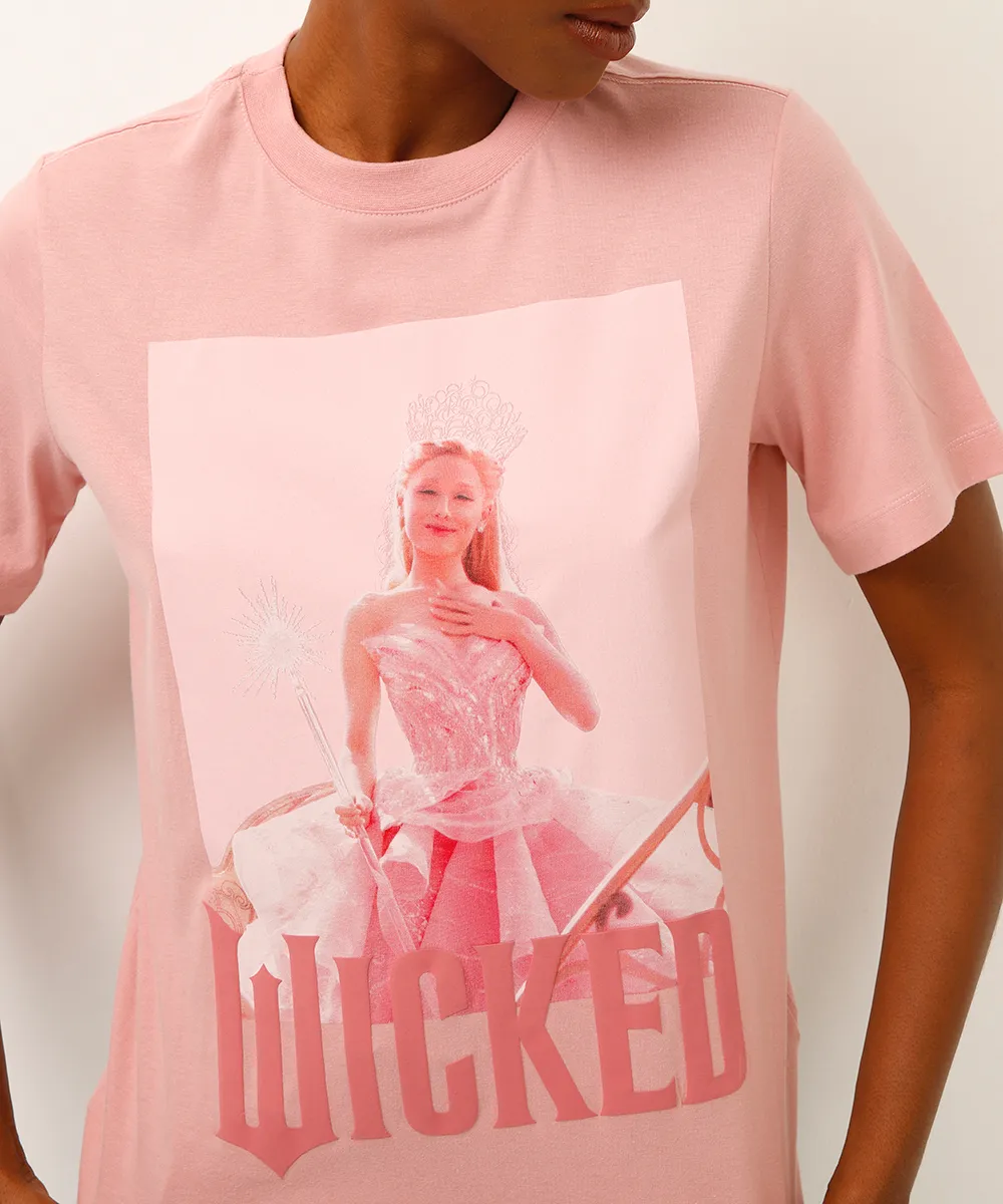 camiseta de algodão wicked rosa — foto 2