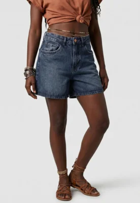 Shorts Feminino Lez a Lez Jeans Azul — foto 6