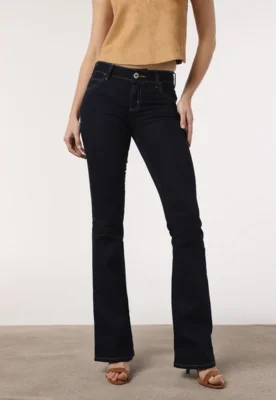 Calça Jeans Colcci Flare Lisa Azul-Marinho — foto 8
