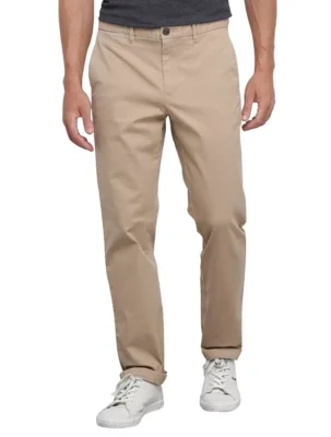Calça Tommy Hilfiger Masculina de Sarja Brooklyn Cáqui Claro — foto 6