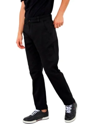 Calça Tommy Hilfiger Masculina de Sarja Brooklyn Preta — foto 6