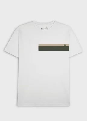 T-shirt stone listrado black sand OSKLEN — foto 3