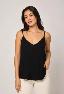 Blusa Feminina Lez a Lez Alças Finas Preta — foto 6