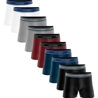 Kit 10 Cuecas Boxer Lupo  Sem Costura Box Algodão Masculina — foto 6