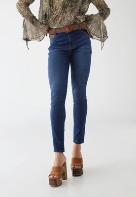 Calça Jeans Feminina Colcci Skinny Azul Escuro — foto 6