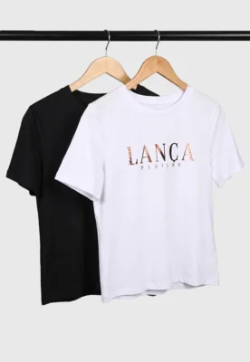 Kit 2 Camisetas Femininas Lança Perfume Branco — foto 8