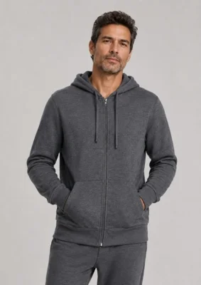 Jaqueta De Moletom Masculina Básica Com Capuz Hering — foto 3