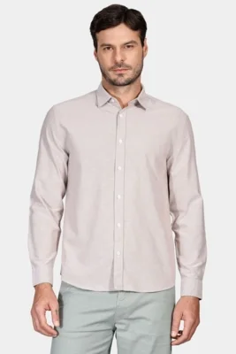 Camisa Aramis Regular Oxford Cáqui — foto 7