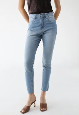 Calça Jeans Lez a Lez Skinny Pocket Azul — foto 6