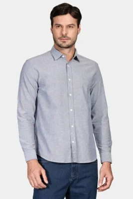 Camisa Aramis Regular Oxford Marinho — foto 7