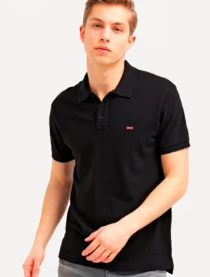 Polo Levis Masculina Housemark Preta — foto 8