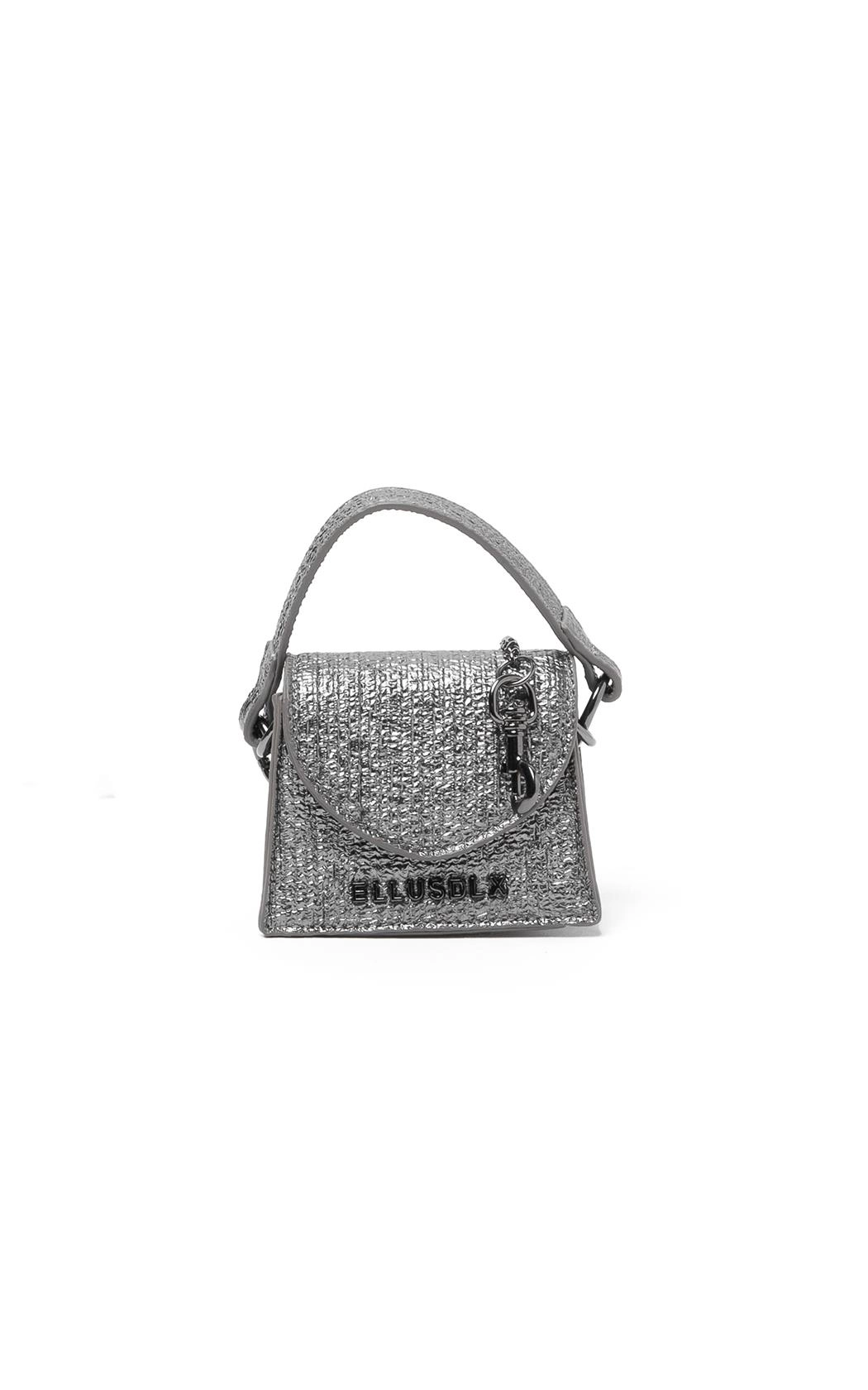 Bolsa Mini Crossbody Bag Sophia Silver Gray