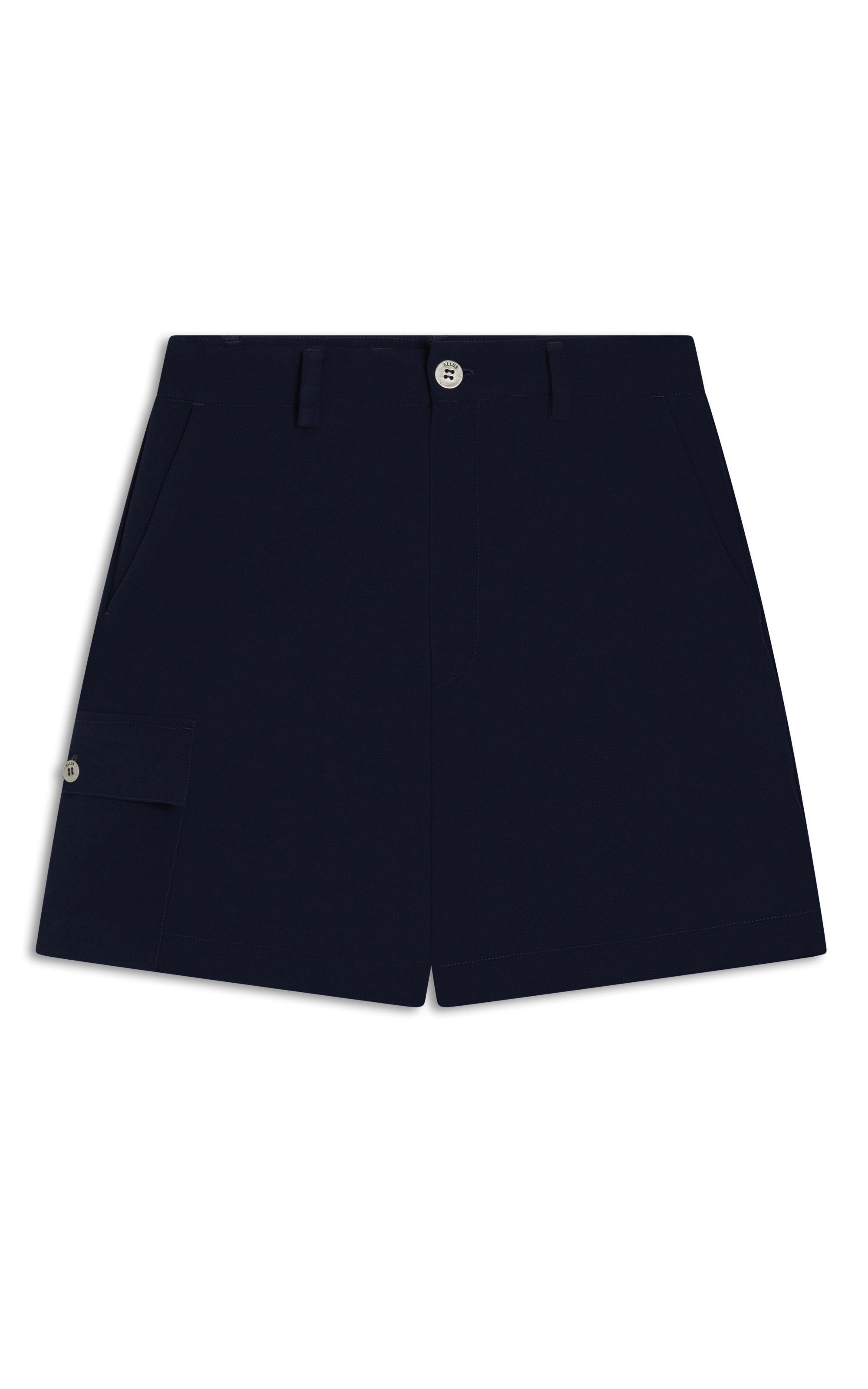 Short Crepe Way  Skate Dark Navy