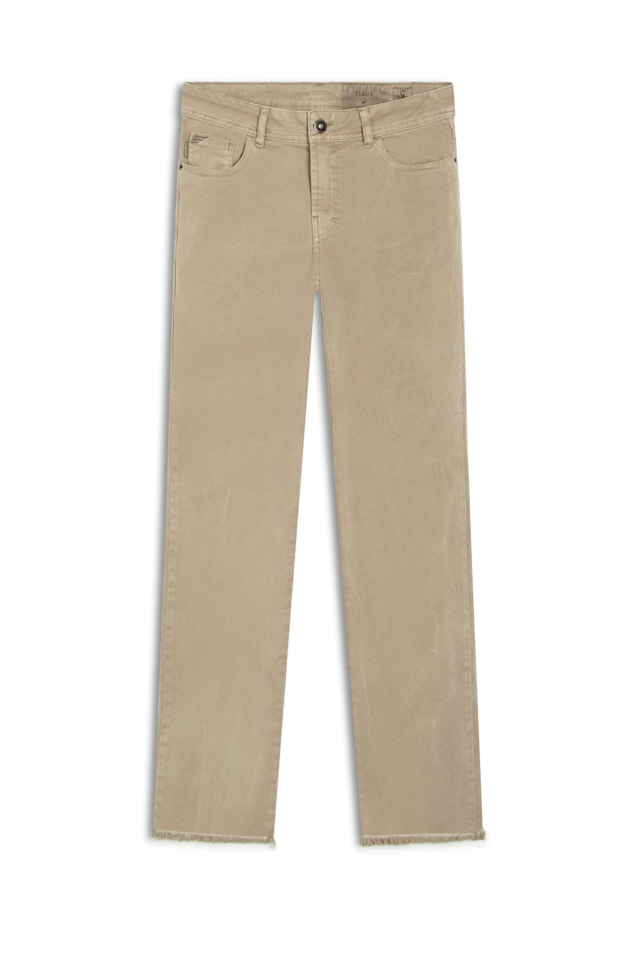 Calça Vintage Denim Color Slim Marble Wash Husk