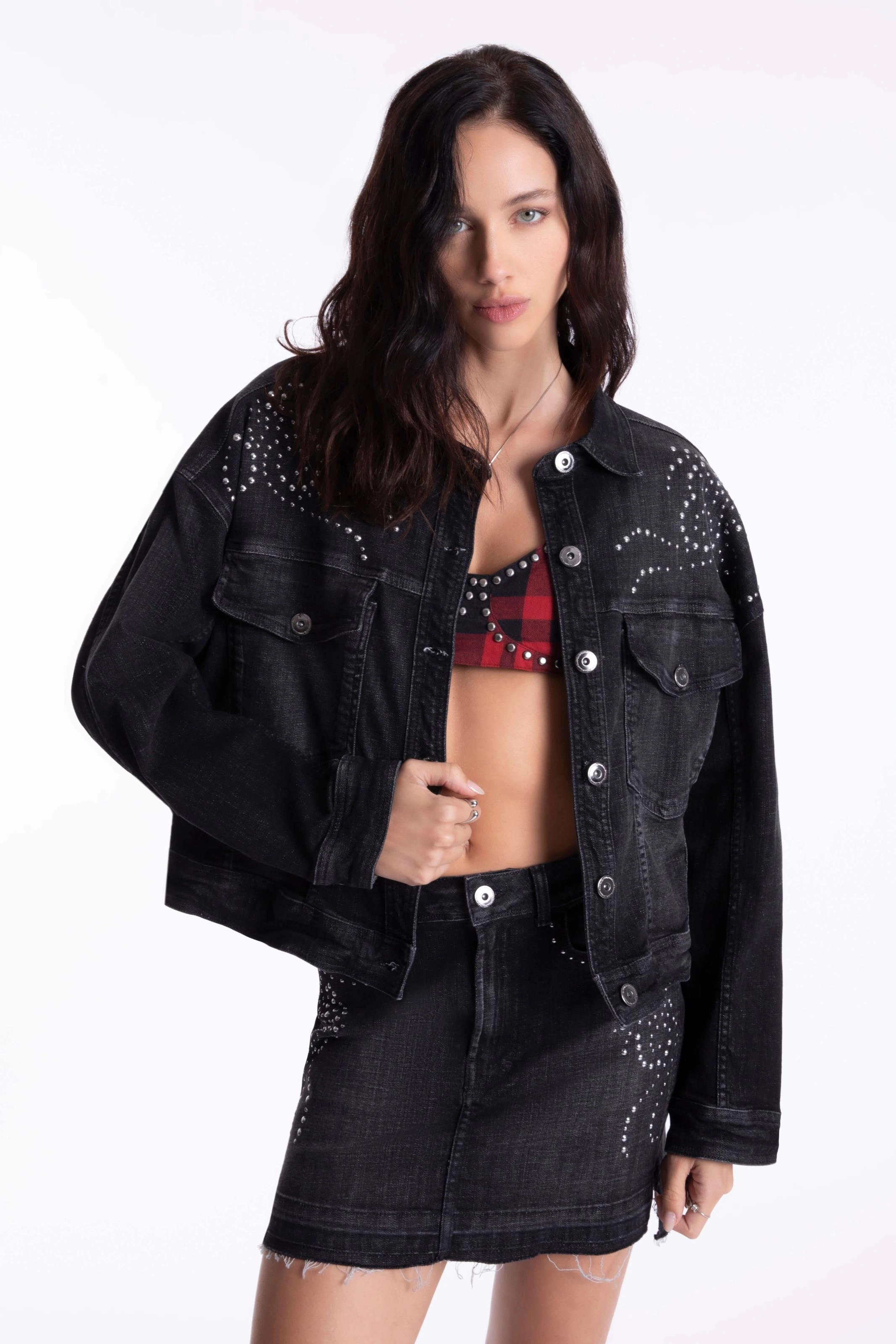 Jaqueta Black Cros Oversized Western 2014- Lav. Black C/ Used
