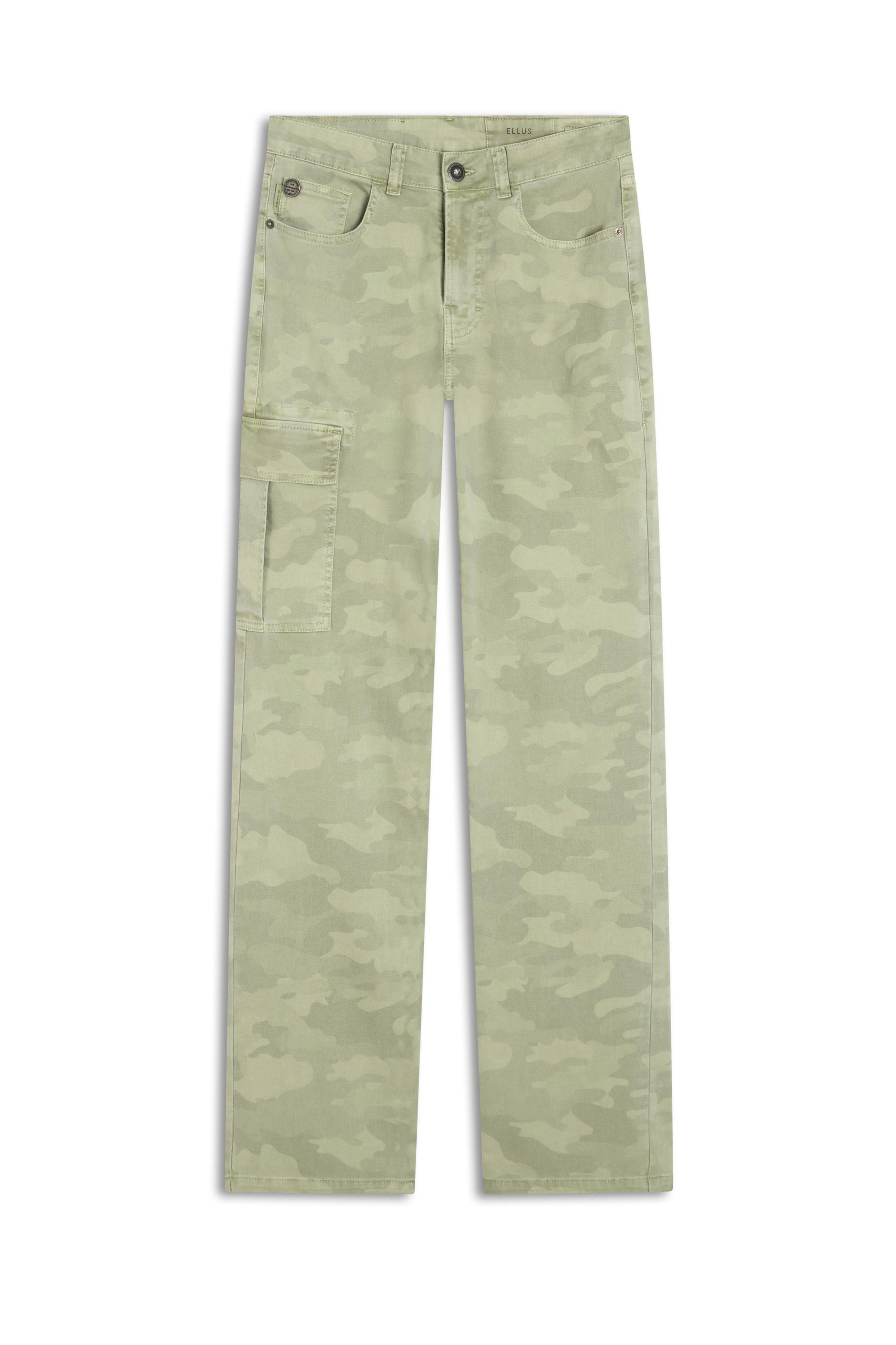 Calça Jogging Camo Cargo Verde