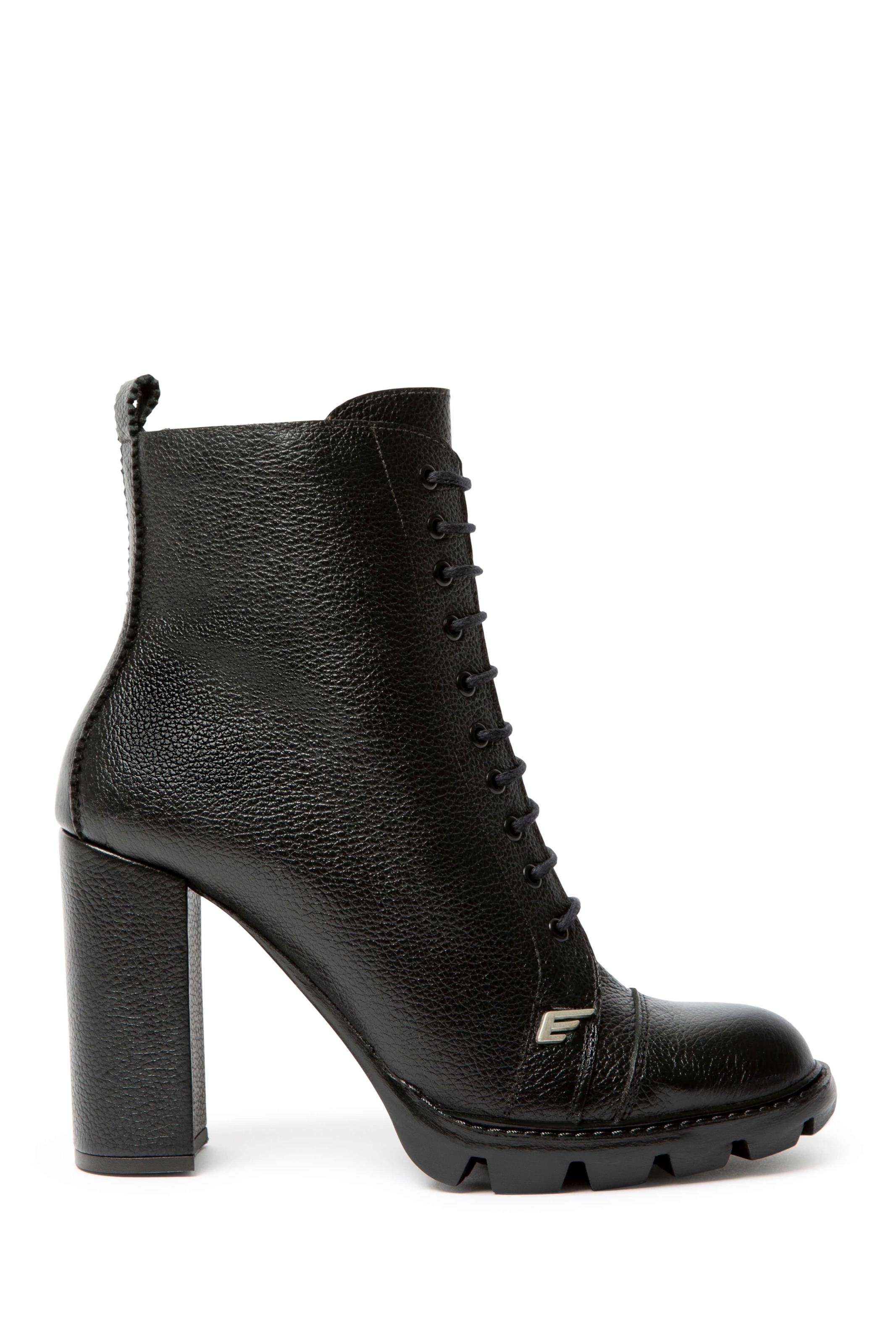 Ankle Coturno Ellus e Asa Basic Preto