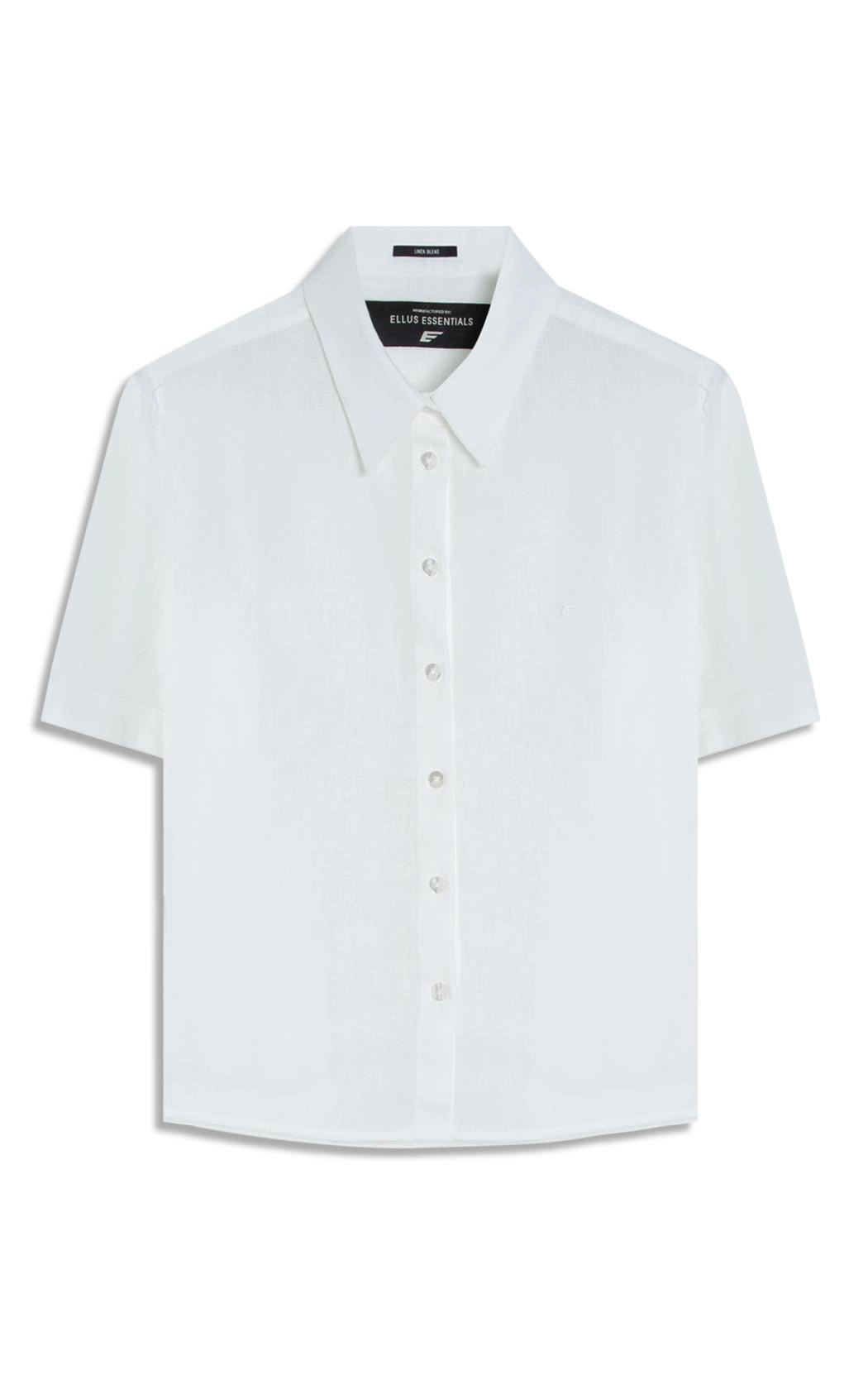 Camisa Linho Blend Loose Branco