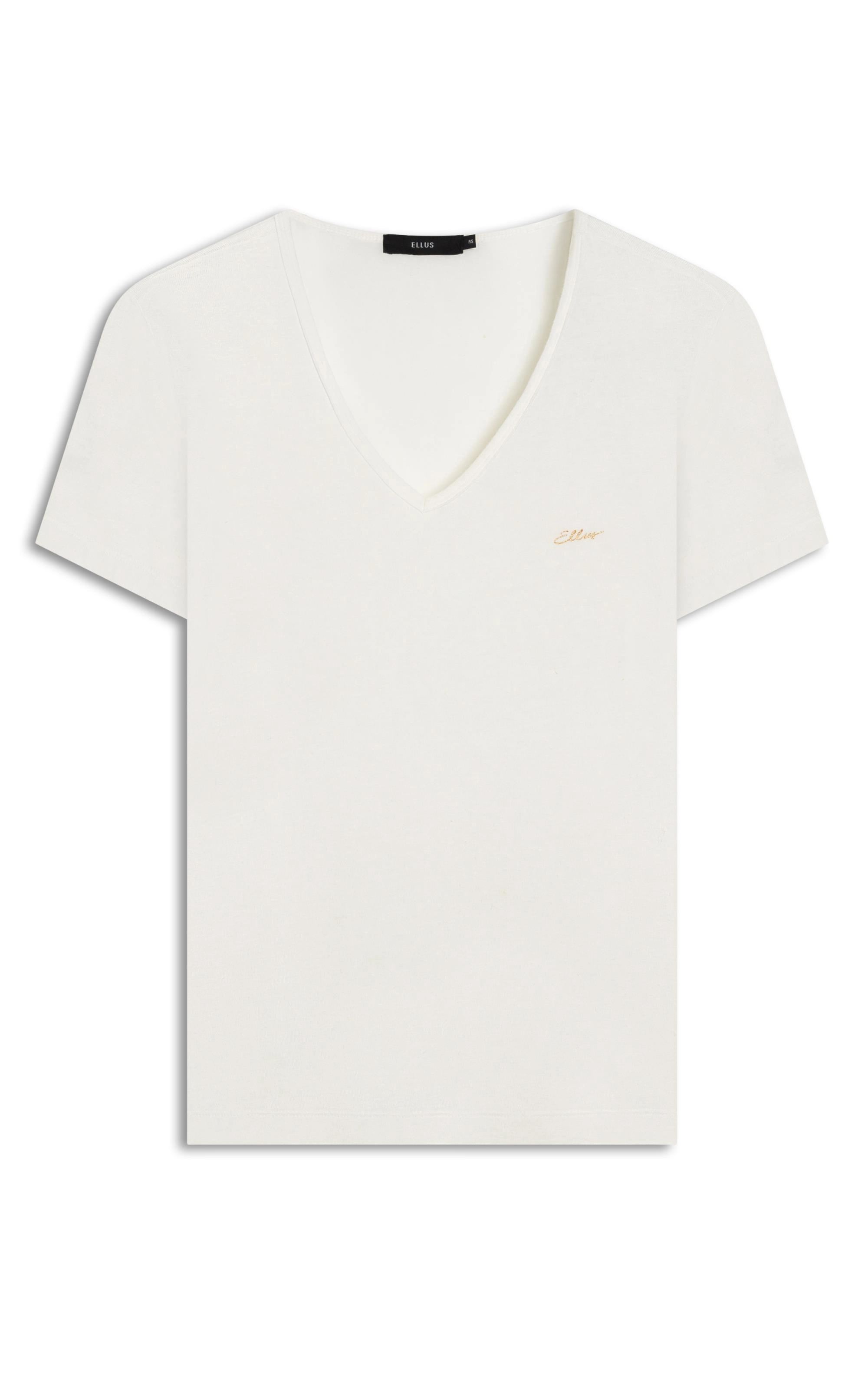 Blusa Ellus Viscolinho Basic Off White