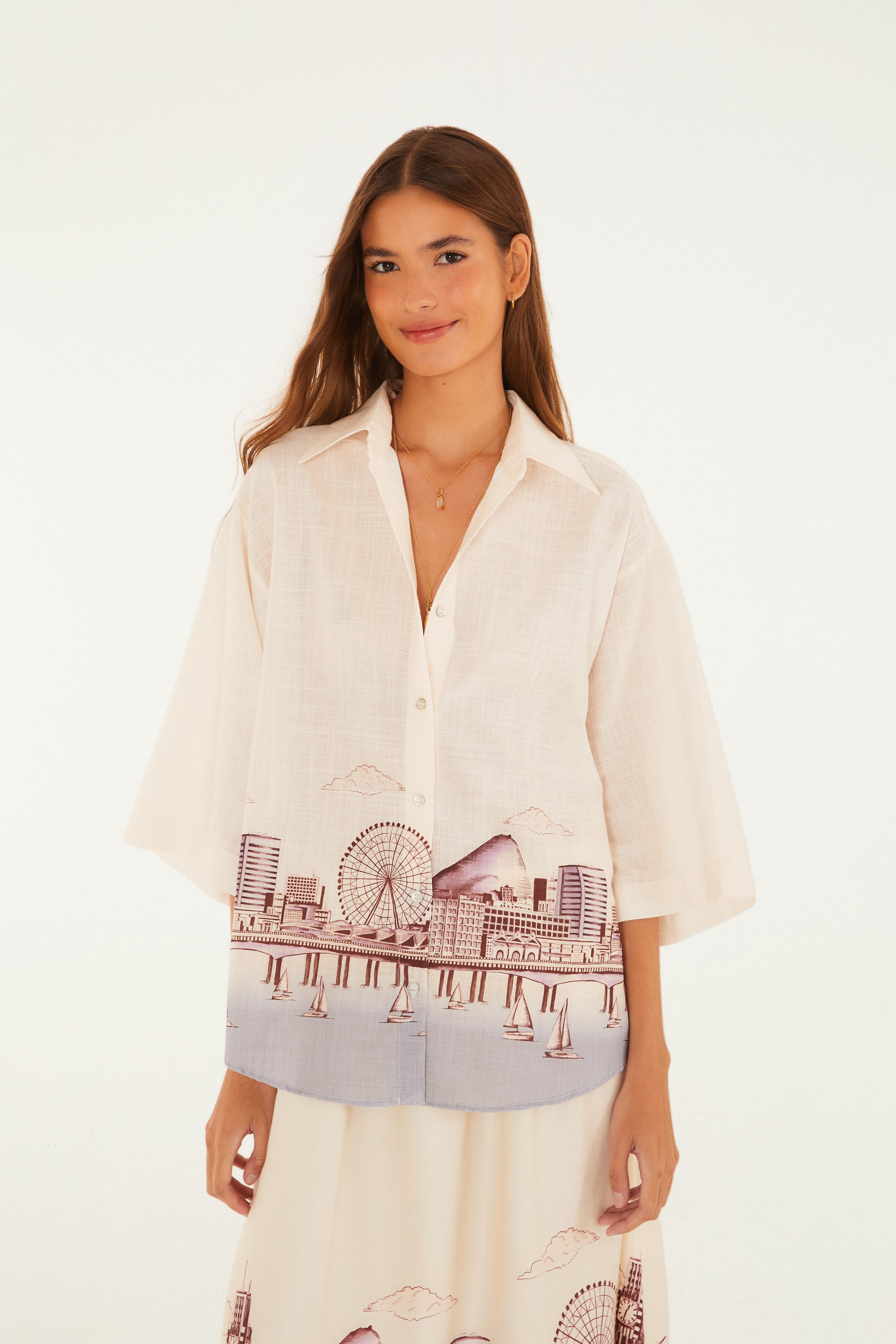 Camisa Estampada Rio Niterói