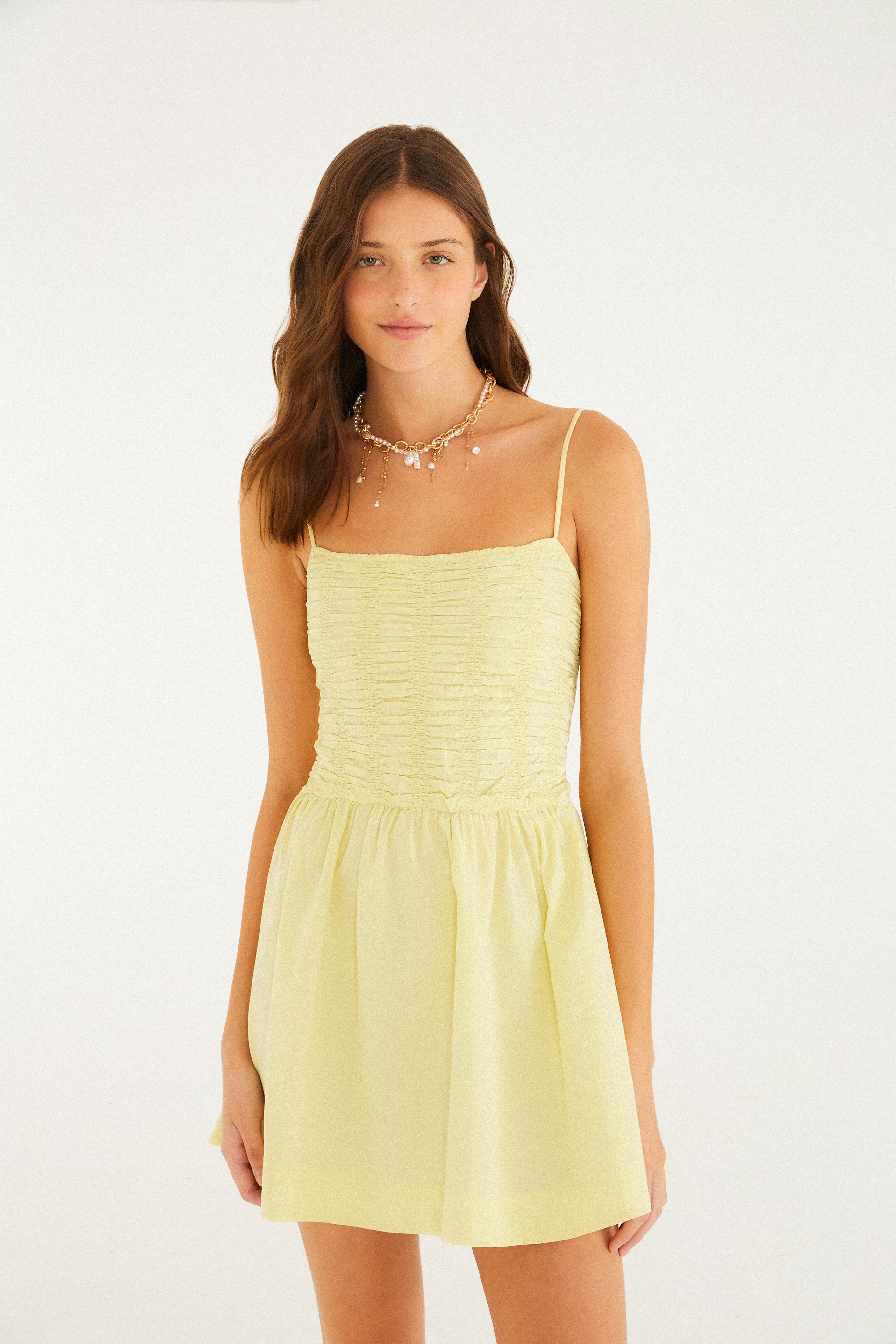 Vestido Curto Lastex