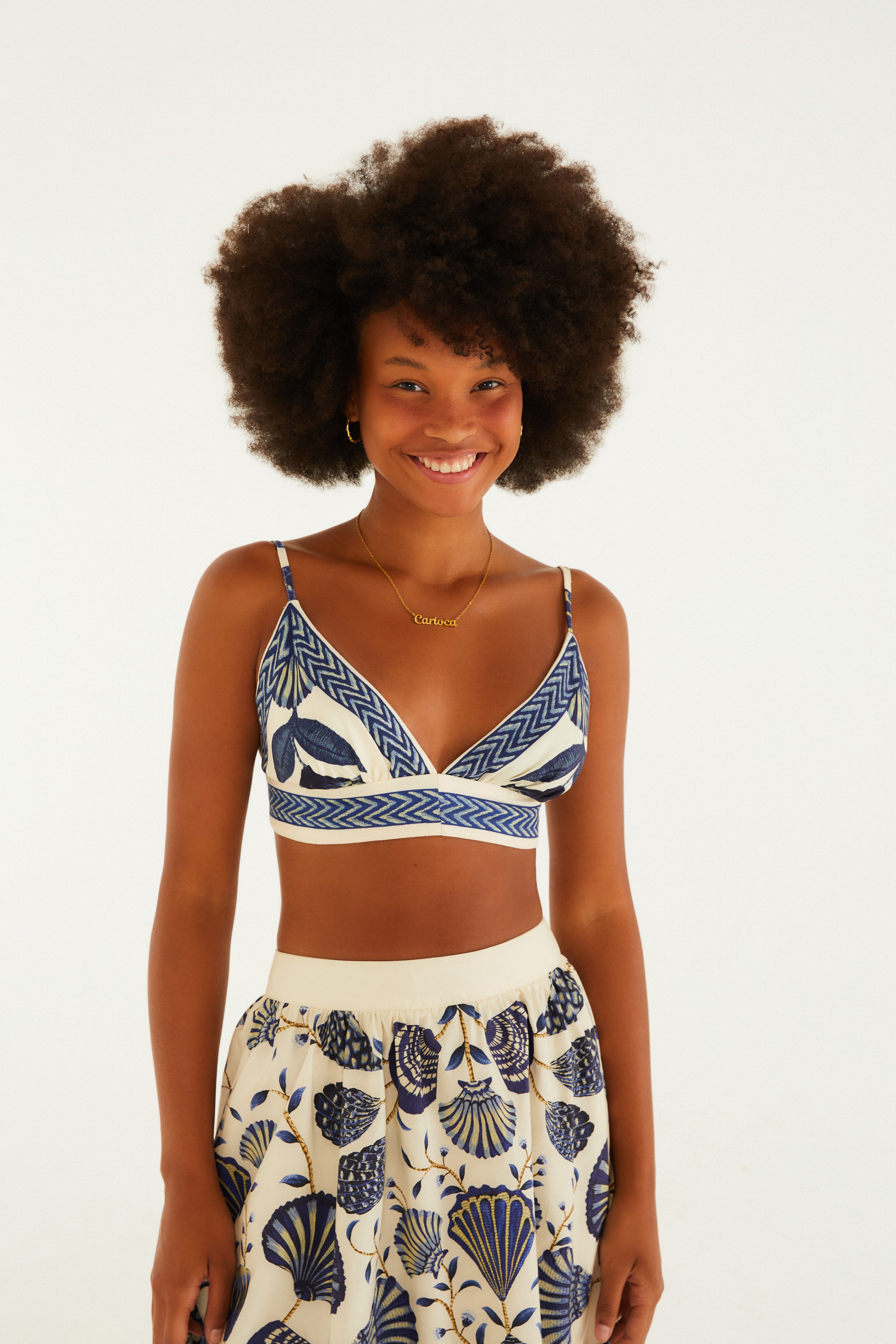 Top Estampado Sonho De Concha