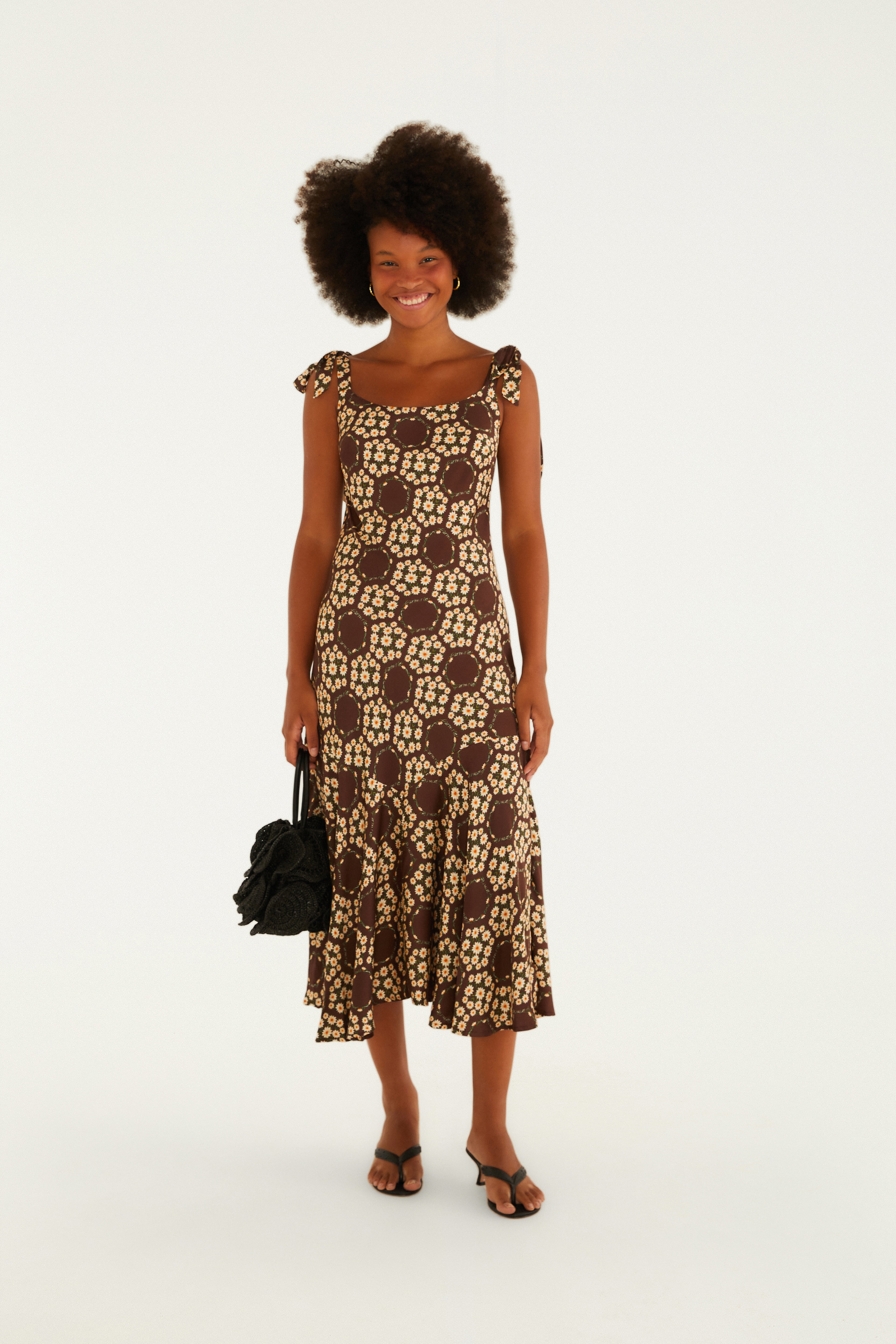 Vestido Longo Estampado Farm Clube — foto 2